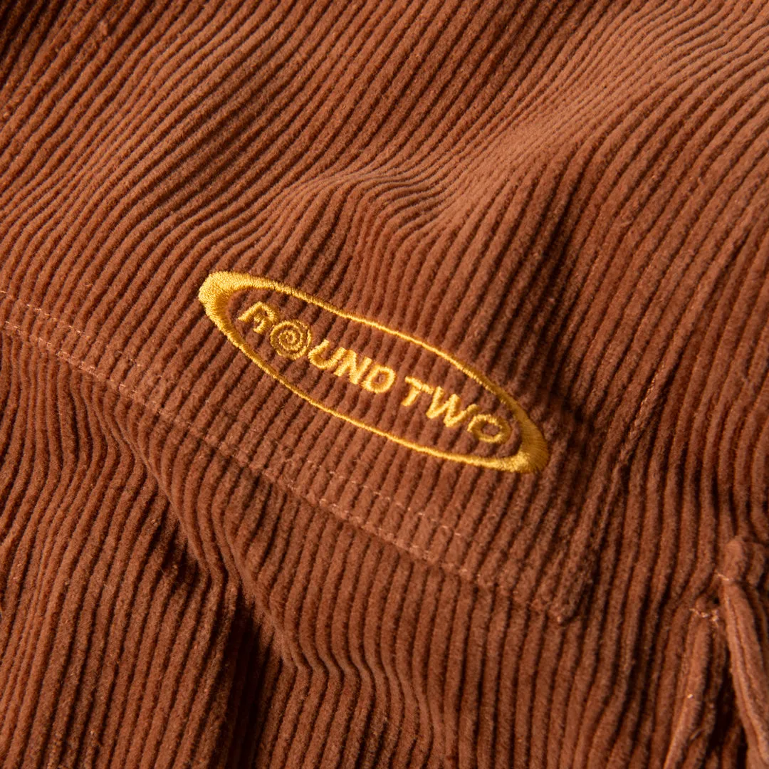 Brown Corduroy Cargo Hiking Pants