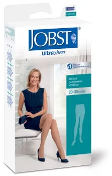 BSN Medical 121513 Jobst Medical Compression Stockings Pantyhose 20-30 mmHg, UltraSheer, Standard Length, Medium Size, Natural Color