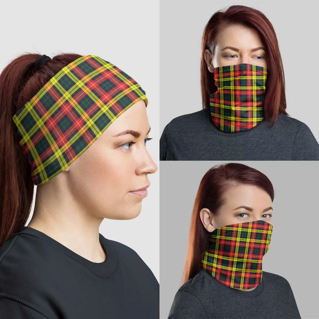 Buchanan Modern Tartan Neck Gaiters, Tartan Bandanas, Tartan Head Band