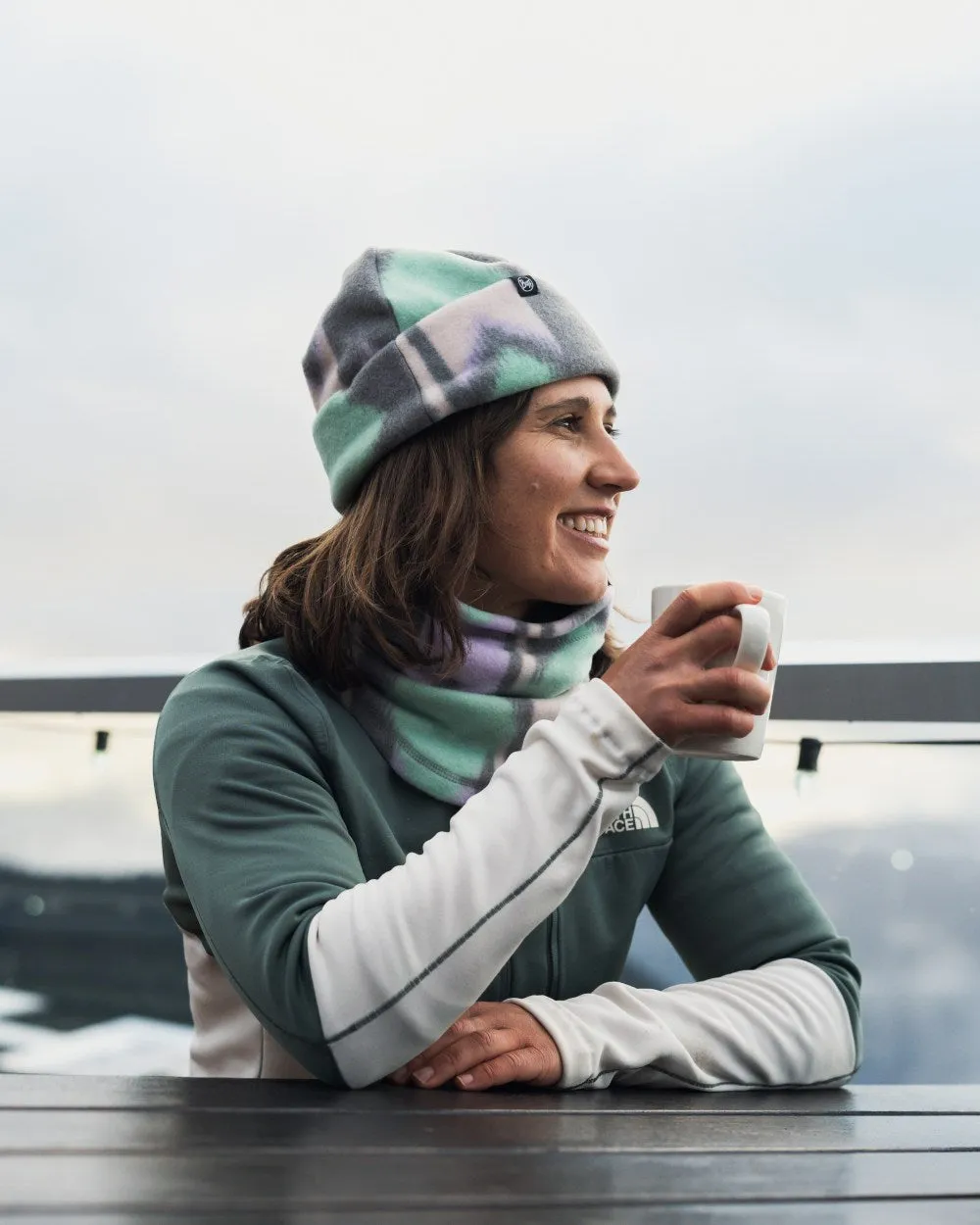 Buff Polar Prints Neck Warmer