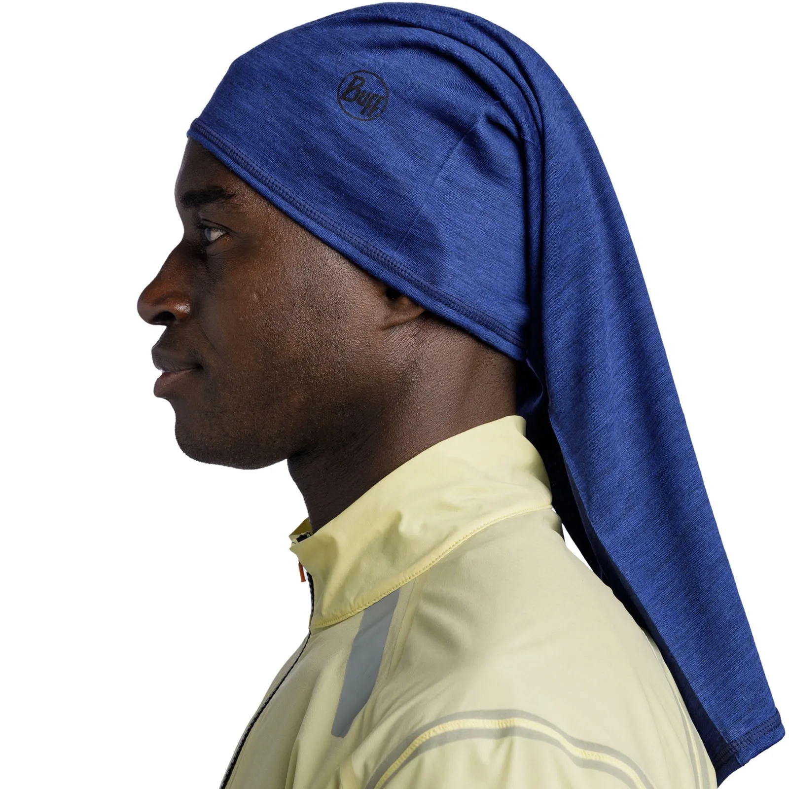 Buff Unisex Merino Wool Lightweight Tubular Bandana Scarf - Cobalt