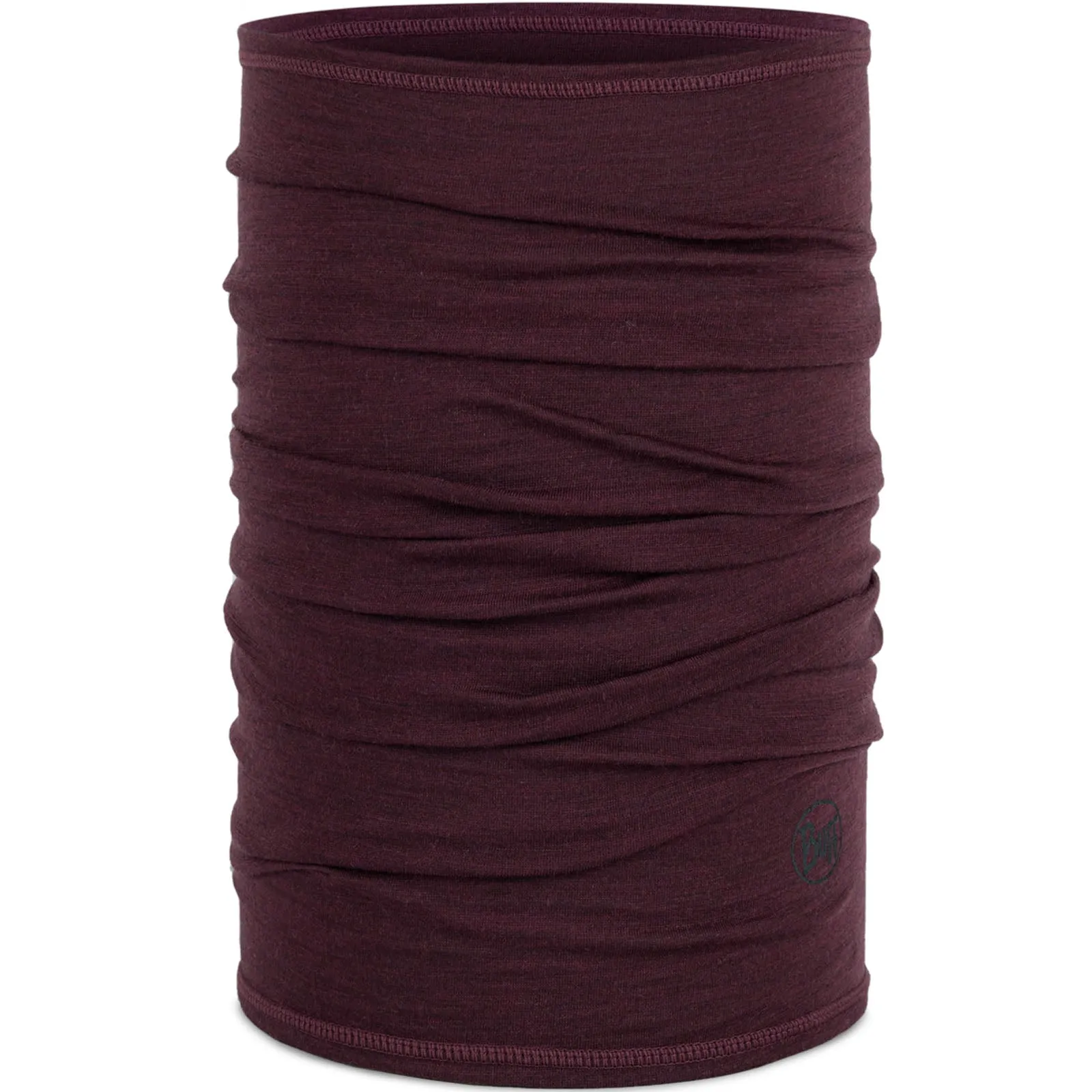 Buff Unisex Merino Wool Lightweight Tubular Bandana Scarf - Garnet