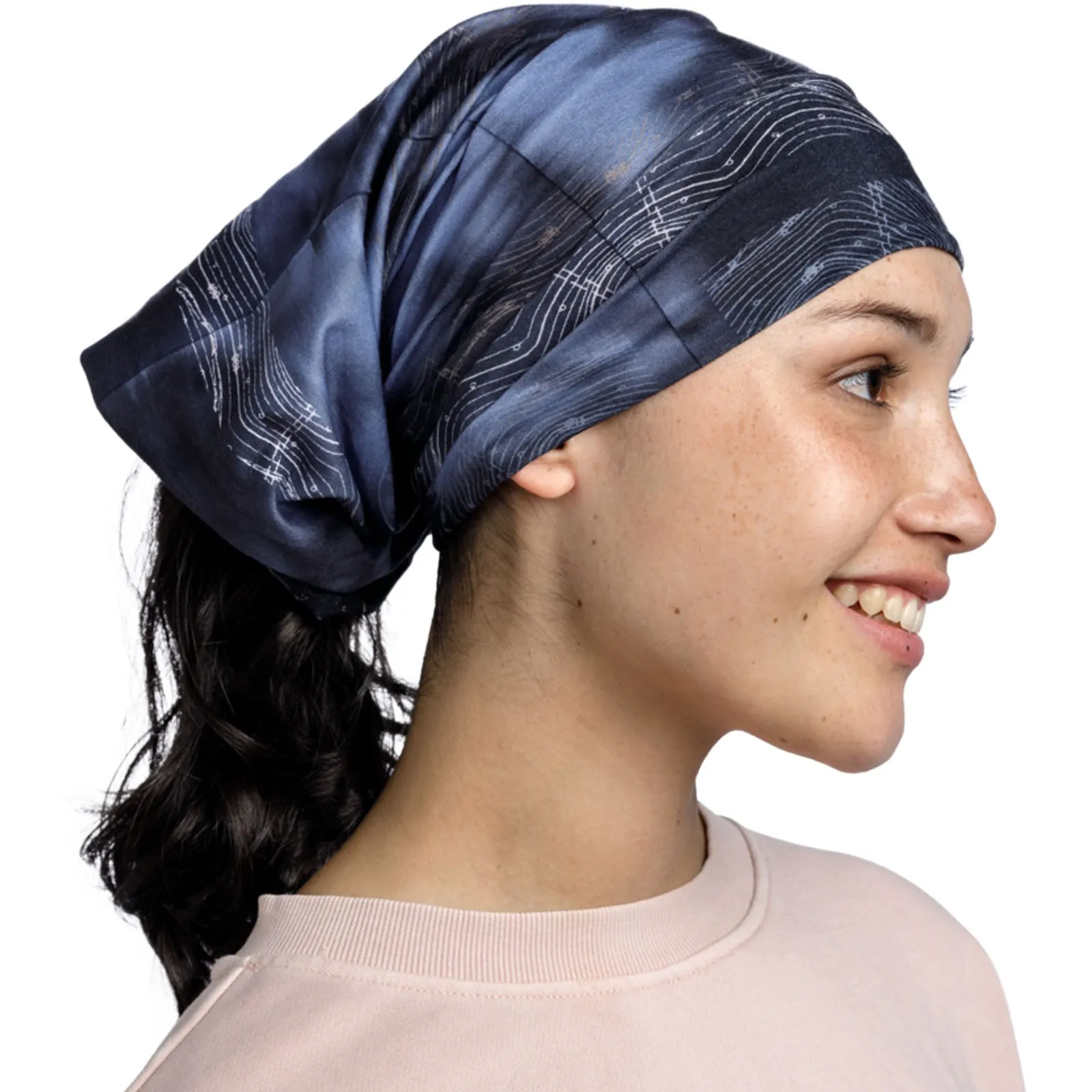 Buff Unisex Neshi Original UPF50 EcoStretch Bandana - Night Blue