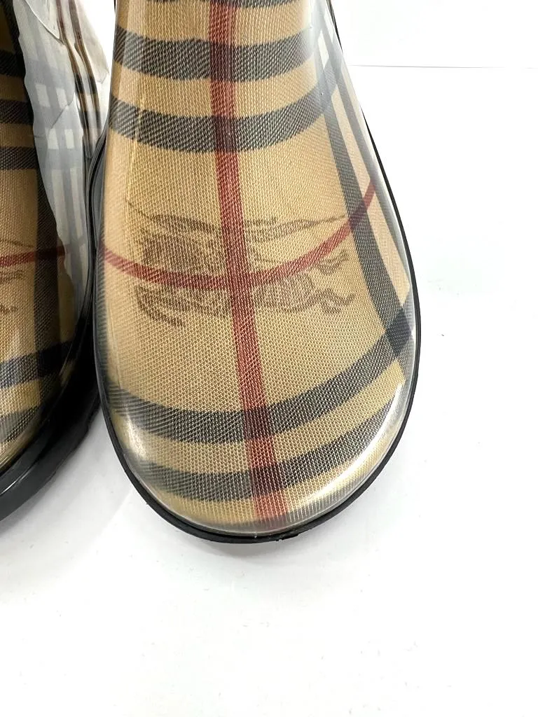 BURBERRY NOVA CHECK RAIN BOOTS