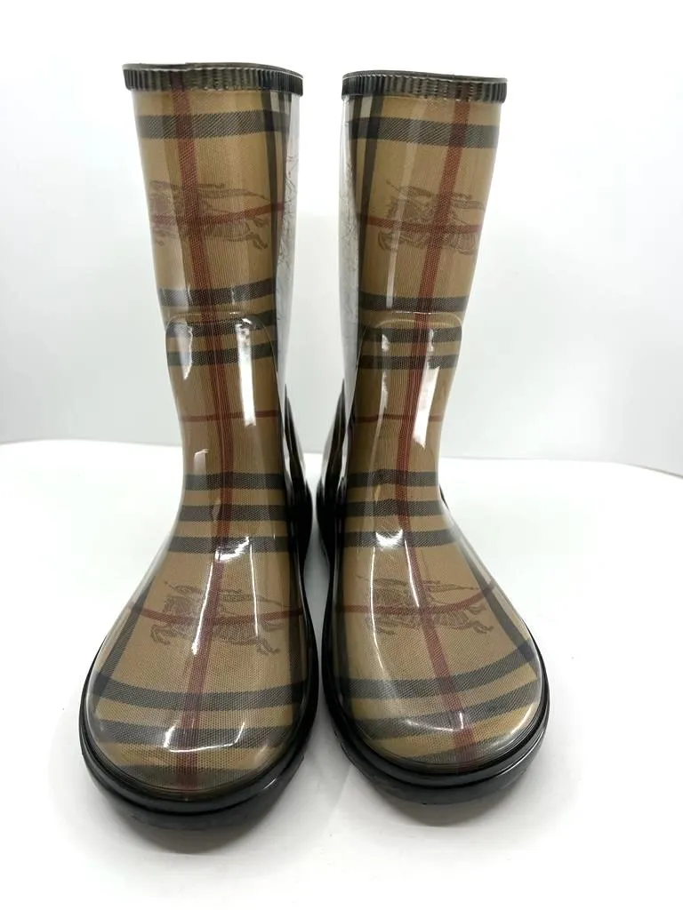 BURBERRY NOVA CHECK RAIN BOOTS
