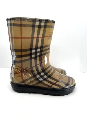 BURBERRY NOVA CHECK RAIN BOOTS
