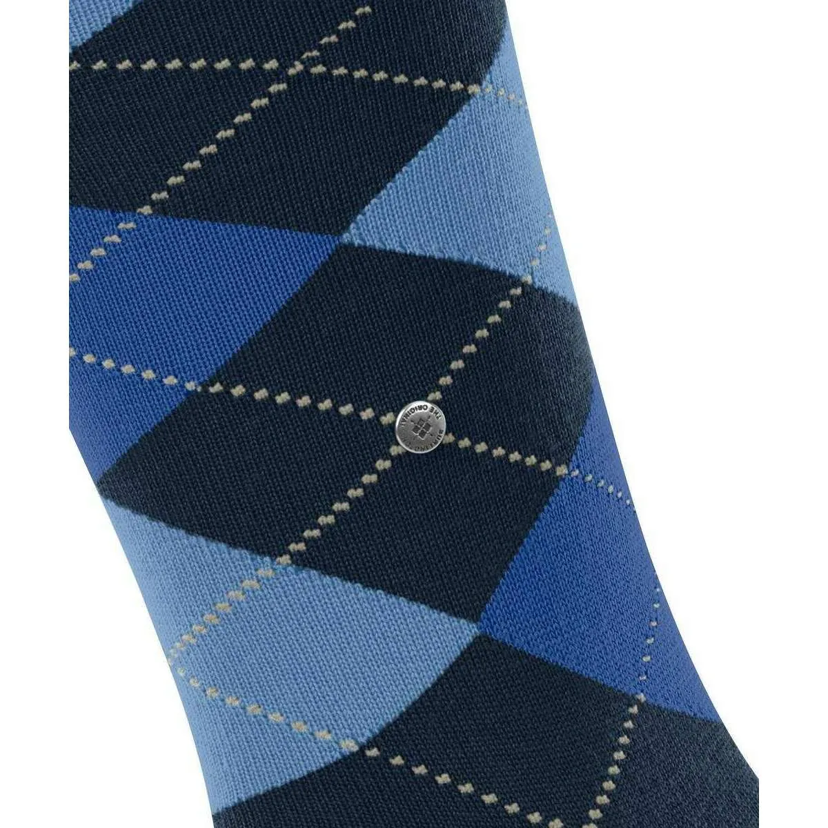 Burlington Edinburgh Knee High Socks - Marine Blue
