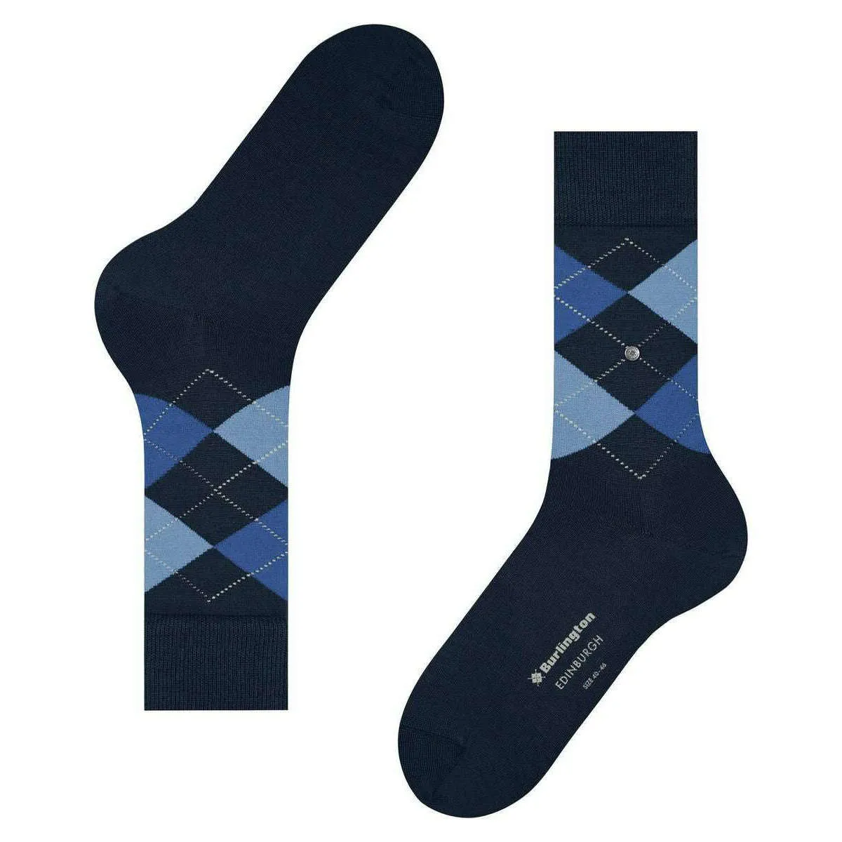 Burlington Edinburgh Socks - Marine Blue