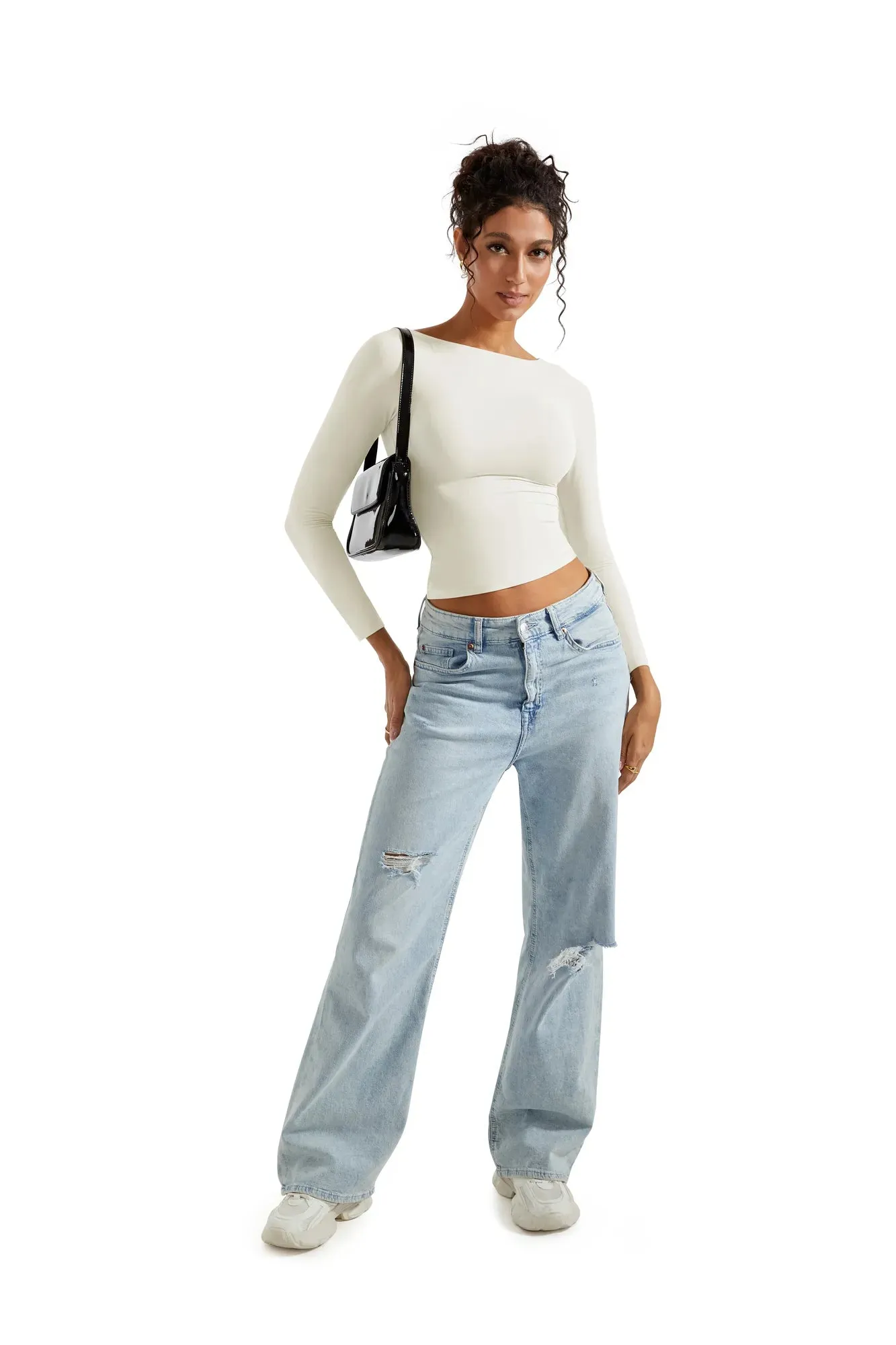 Buttery Soft Boat Neck Shirt - Long Sleeve