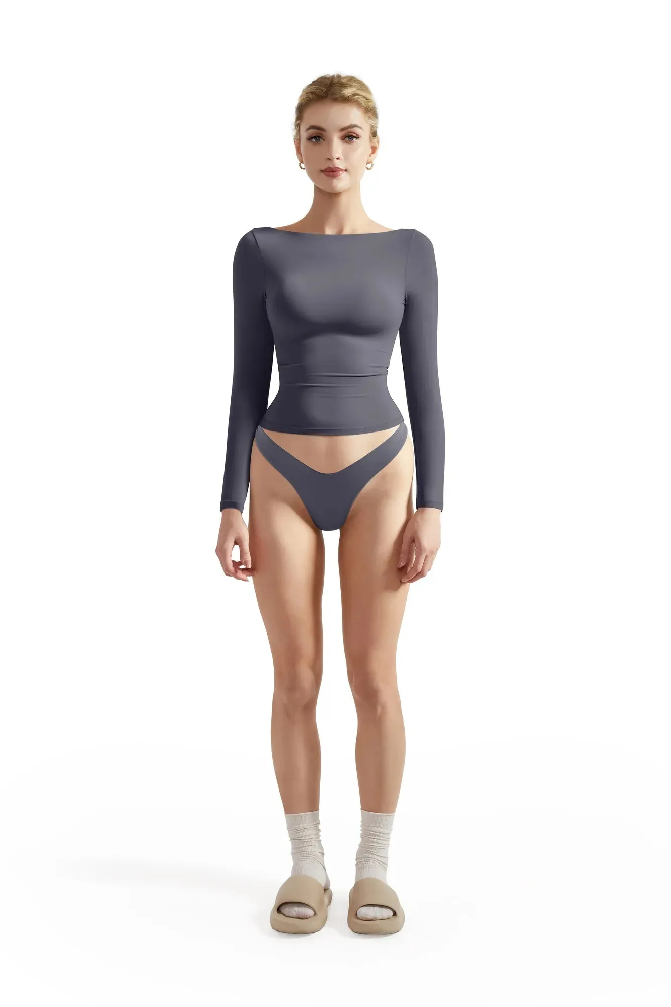 Buttery Soft Boat Neck Shirt - Long Sleeve