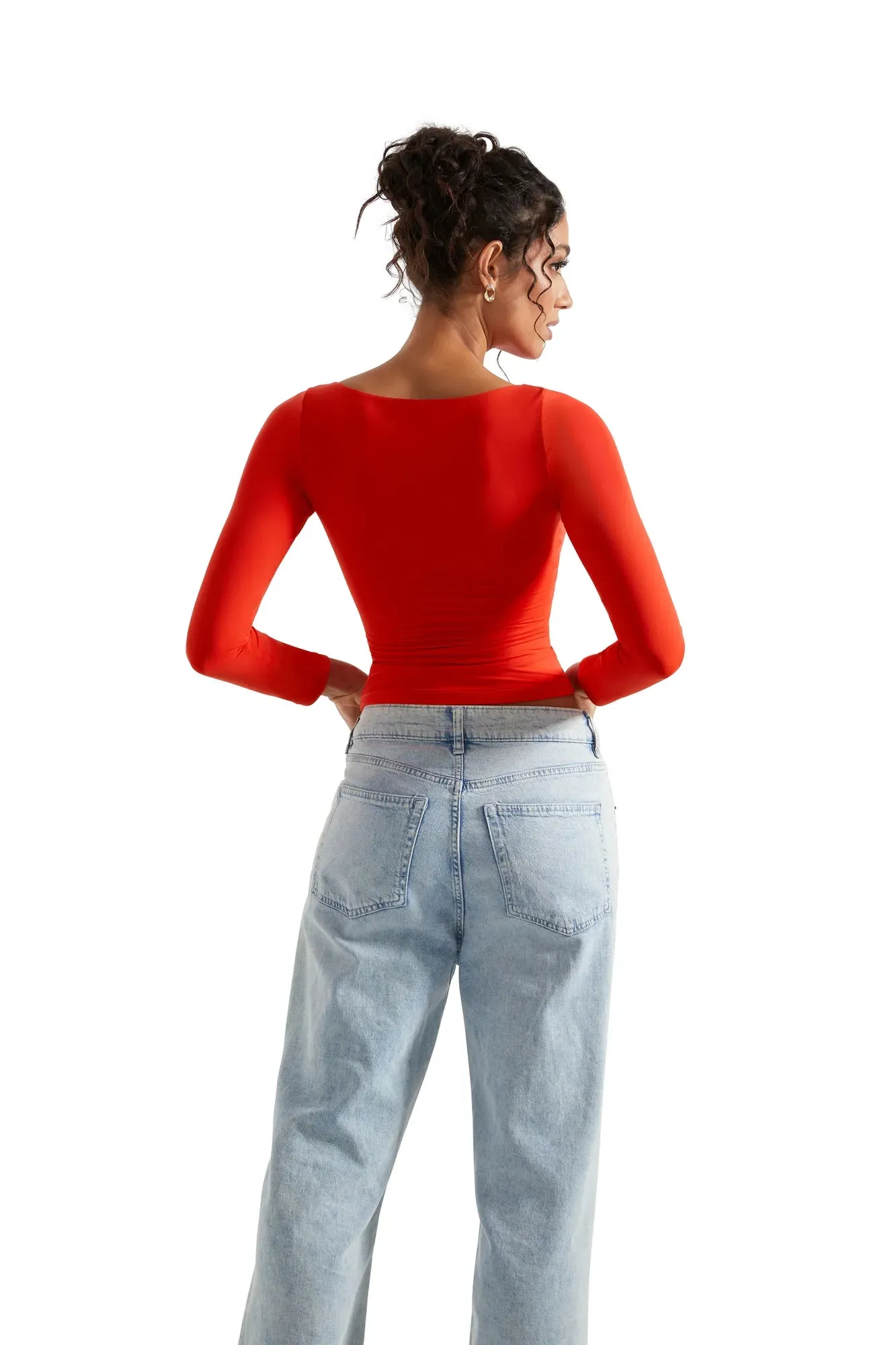 Buttery Soft Boat Neck Shirt - Long Sleeve