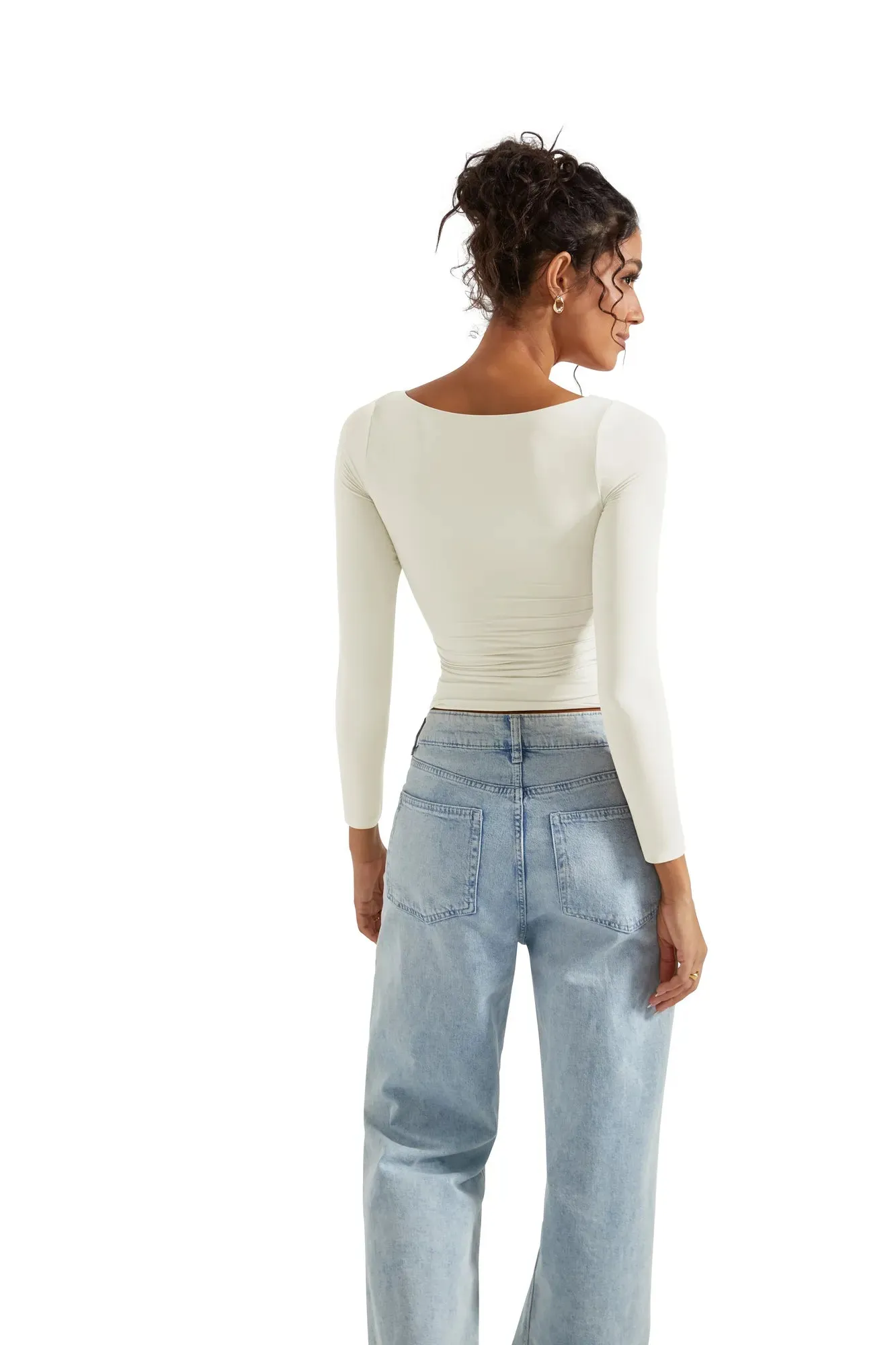 Buttery Soft Boat Neck Shirt - Long Sleeve