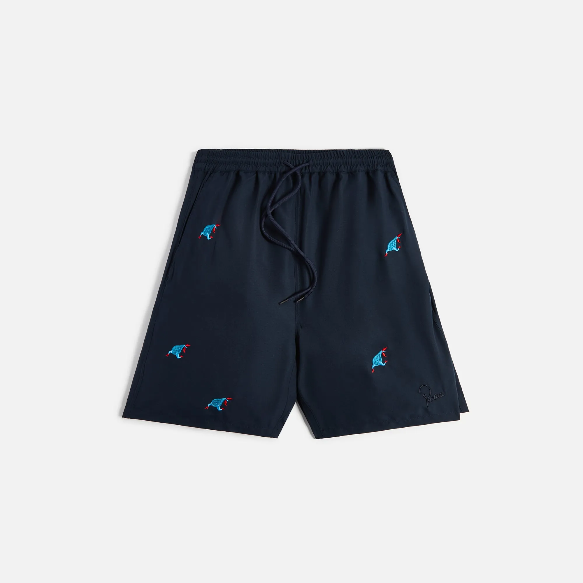 by Parra Running Pear Swim Shorts - Navy Blue