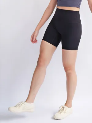 Cadence 6" Biker Shorts- Black