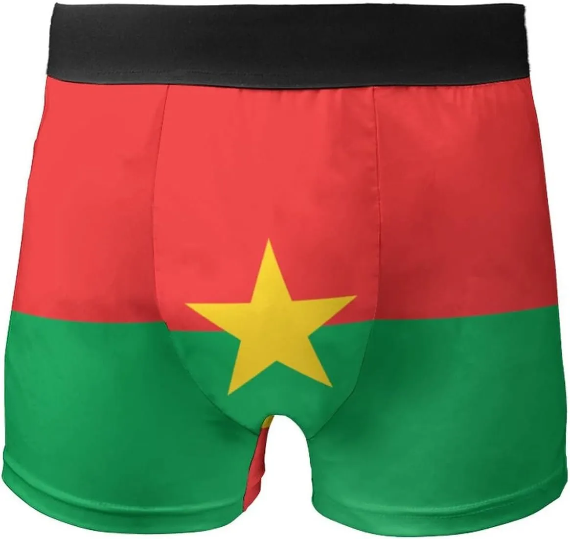 Calculay Macedonia Flag Men's Boxer Briefs Breathable Sports Shorts