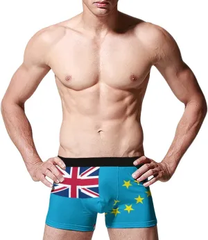 Calculay Macedonia Flag Men's Boxer Briefs Breathable Sports Shorts