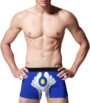 Calculay Moldova Flag Men's Boxer Briefs Breathable Sports Shorts