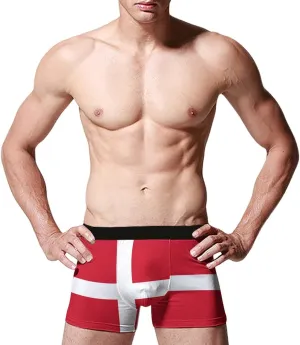Calculay Moldova Flag Men's Boxer Briefs Breathable Sports Shorts