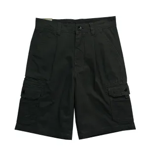 camel active Men Cargo Shorts in Regular Fit with Multipockets in 3 Colours Solid Cotton Canvas 9-303AW24CT0907
