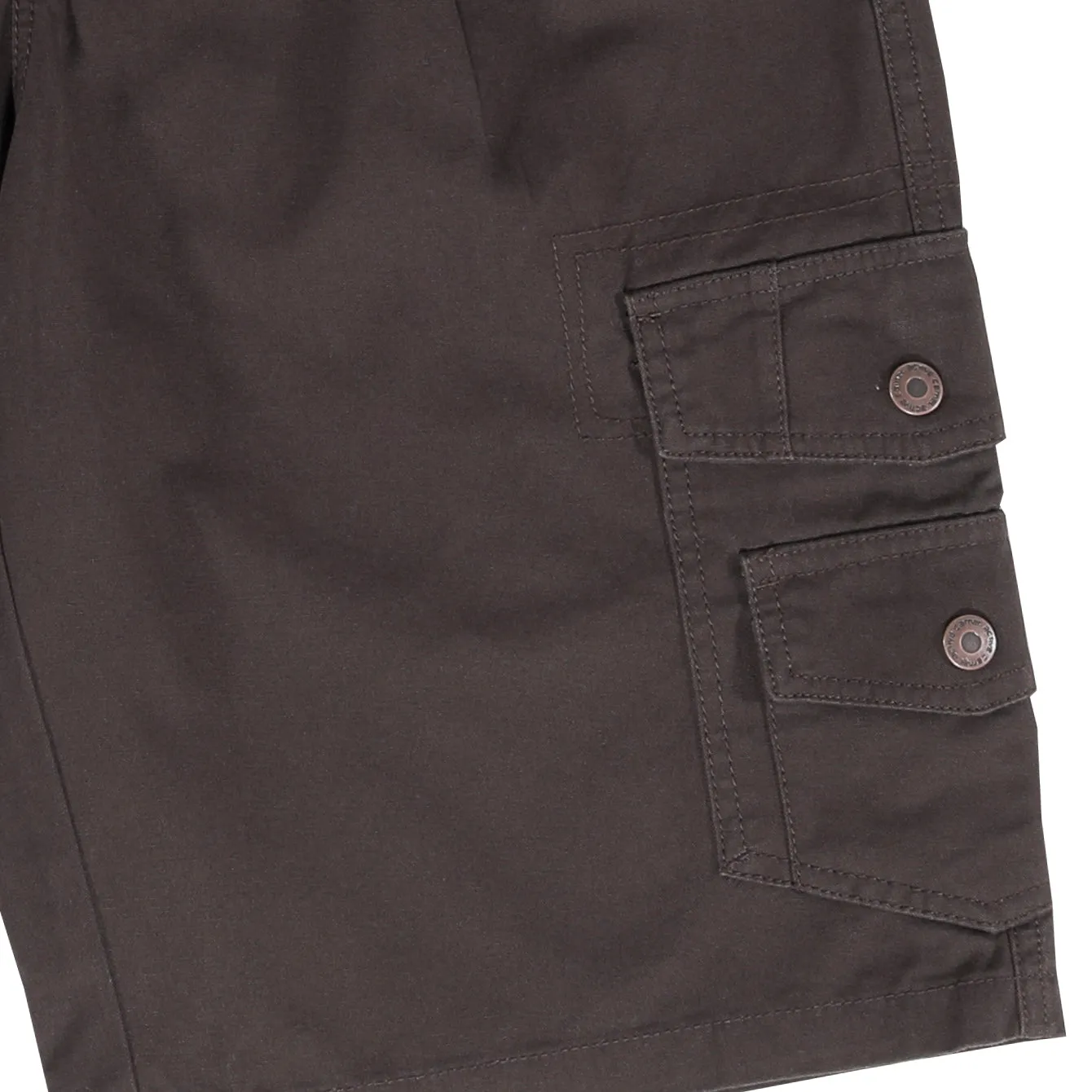camel active Men Cargo Shorts in Regular Fit with Multipockets in 3 Colours Solid Cotton