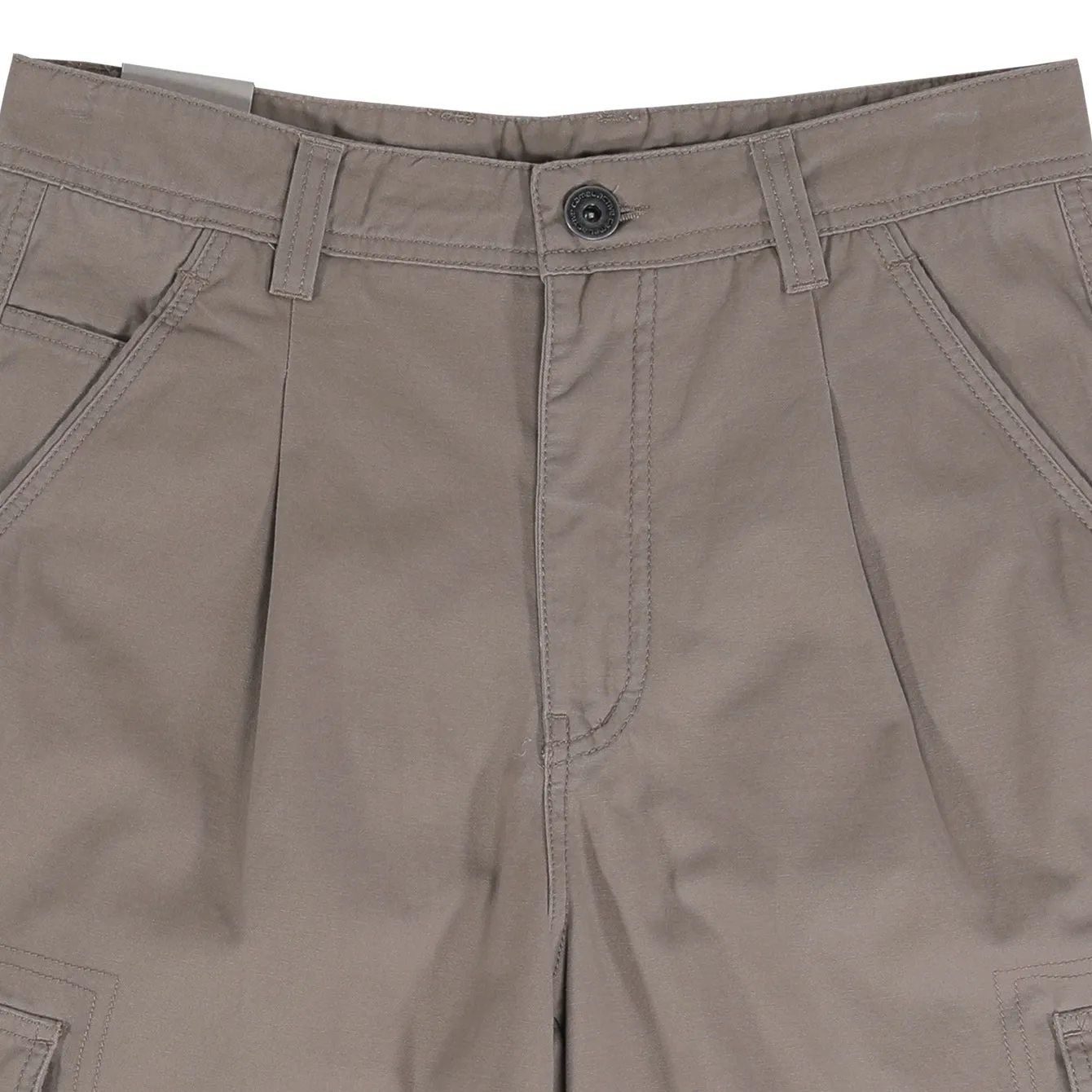 camel active Men Cargo Shorts in Regular Fit with Multipockets in 3 Colours Solid Cotton