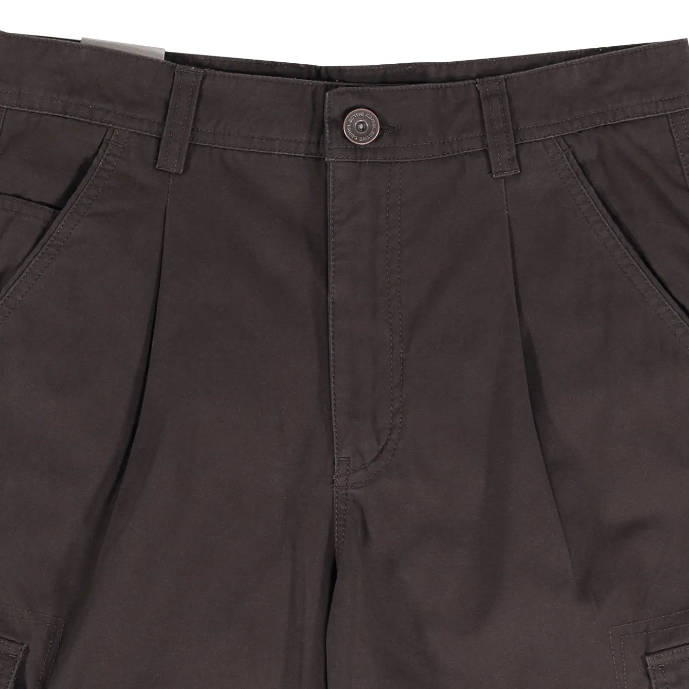 camel active Men Cargo Shorts in Regular Fit with Multipockets in 3 Colours Solid Cotton