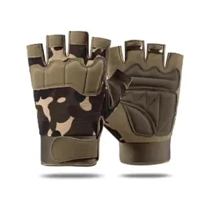 CAMO HALF FINGER GLOVES