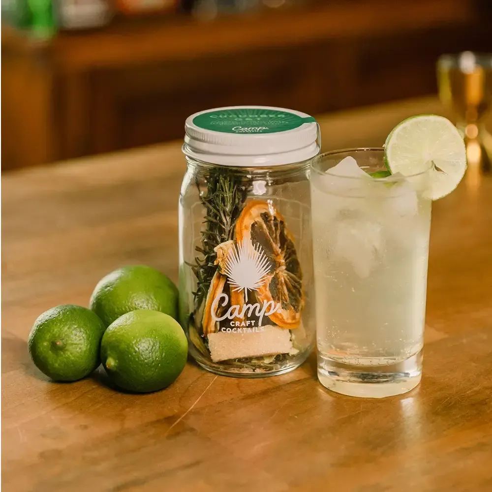 Camp Craft Cocktails- Cucumber G&T