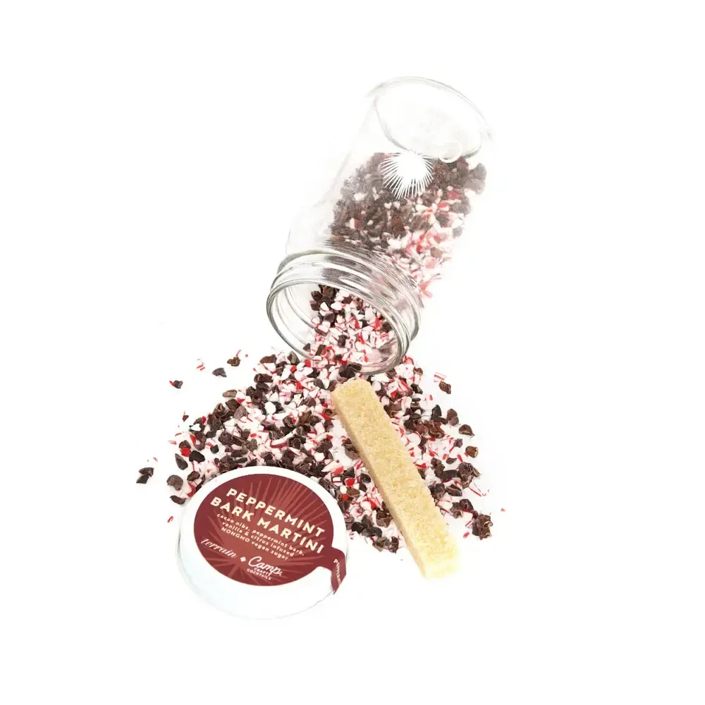 Camp Craft Cocktails- Peppermint Bark Martini