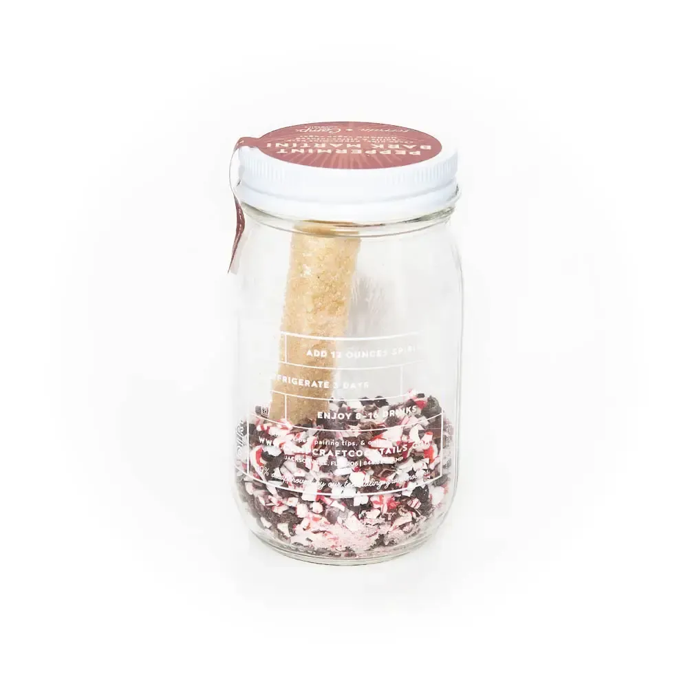 Camp Craft Cocktails- Peppermint Bark Martini