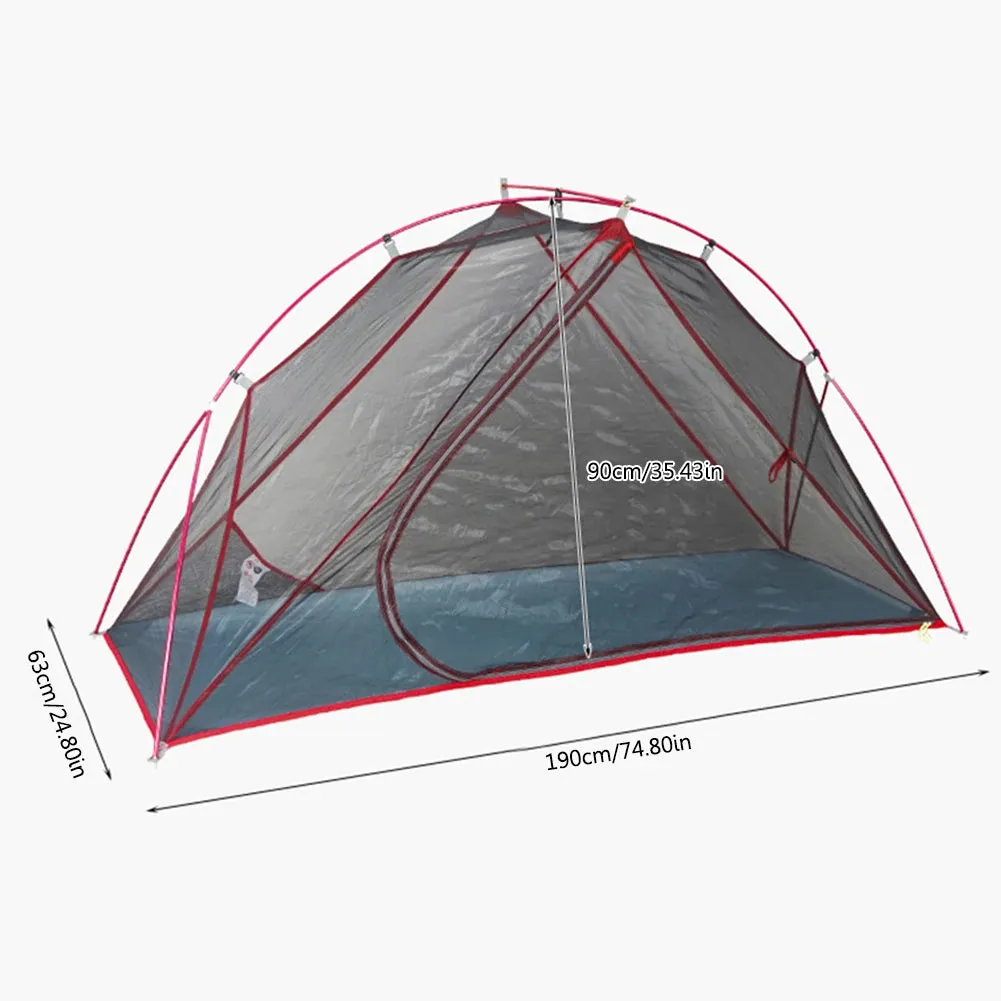 Camping Folding Tent Portable Outdoor Off The Ground Tent Single Person UV Resistant Waterproof with Bed for Hiking Travel