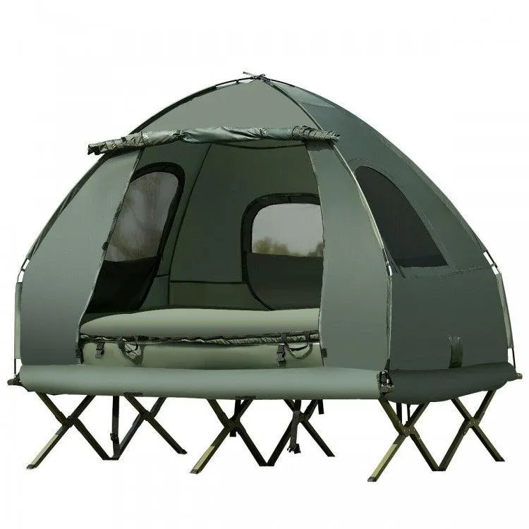 Camping Tent Cot 24761058 with Air Mattress and Sleeping Bag,2-Person Foldable Outdoor
