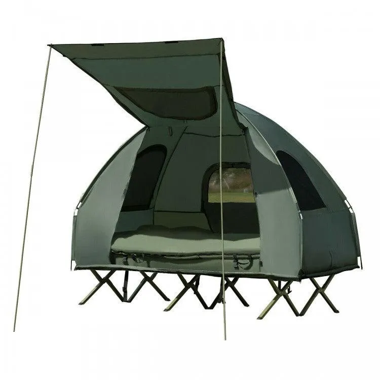 Camping Tent Cot 24761058 with Air Mattress and Sleeping Bag,2-Person Foldable Outdoor