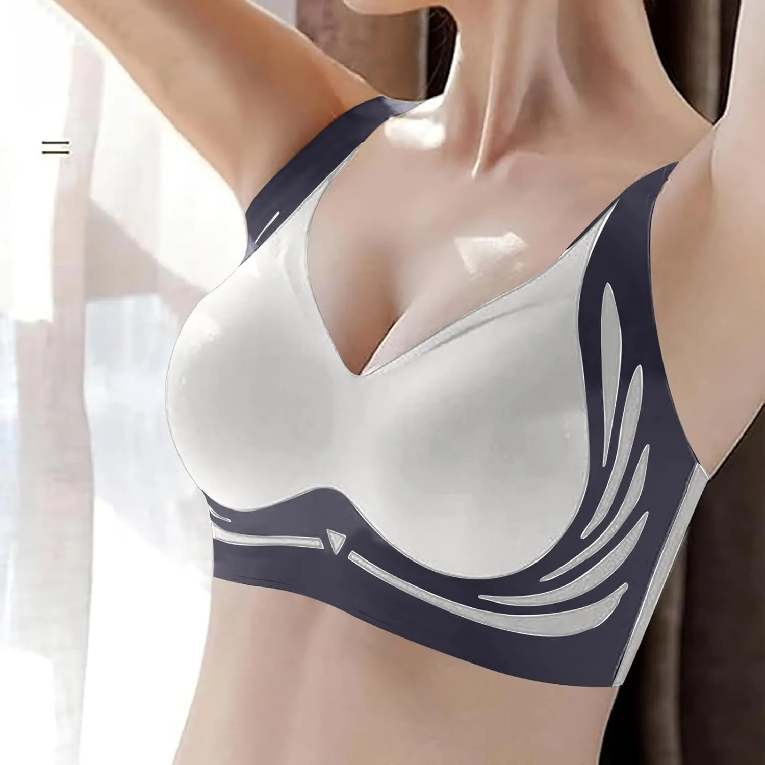 Caralush Bra Lushfitting Powerful Push-up Seamless Bra Smoothing No Underwire Anti Sagging Super Gather Bras Old Woman