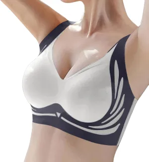 Caralush Bra Lushfitting Powerful Push-up Seamless Bra Smoothing No Underwire Anti Sagging Super Gather Bras Old Woman