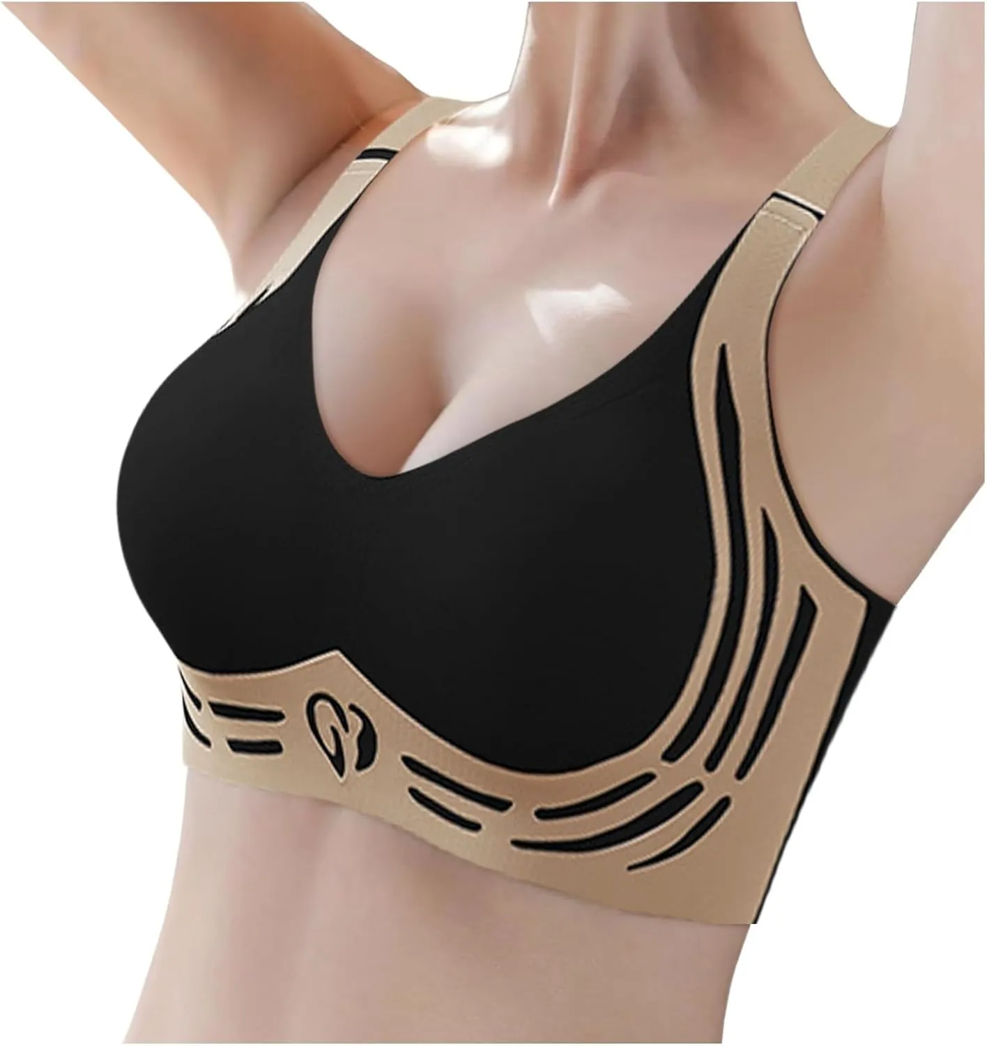 Caralush Pushup Bra, Lifting Bras for Sagging Breasts Super Gather Bra Wireless Push-Up Bra for Women Everyday