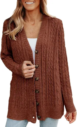Cardigan Sweaters for Women Lightweight Funny Button Vest Lightweight Long Sleeve Button Vest Family Trendy Vest