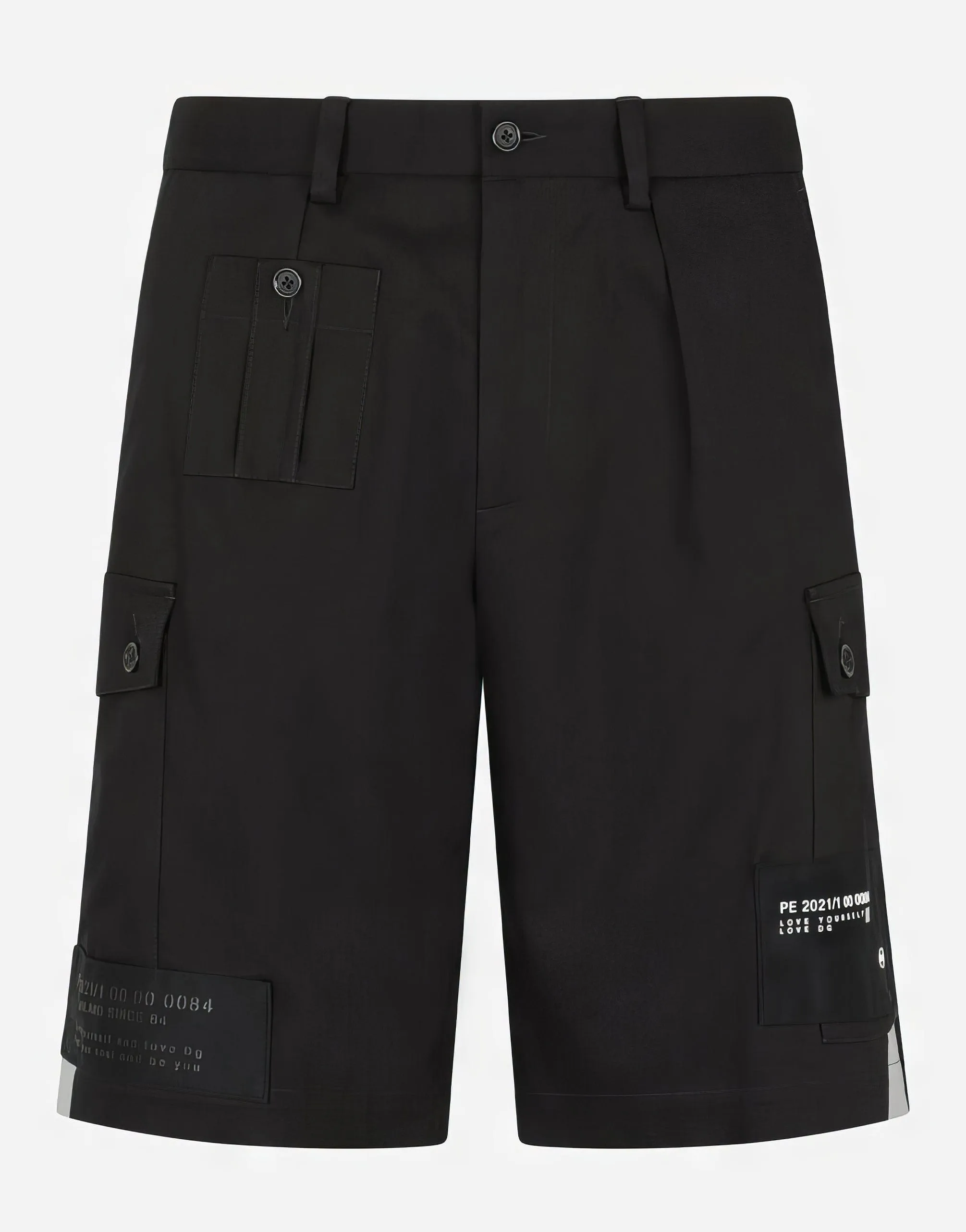 Cargo-Style Stretch Jogging Shorts