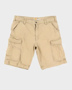 Carhartt Beige Relaxed Fit Cargo Shorts - W38