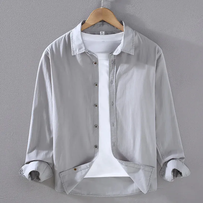 Casual Lapel Relax Fit Shirts
