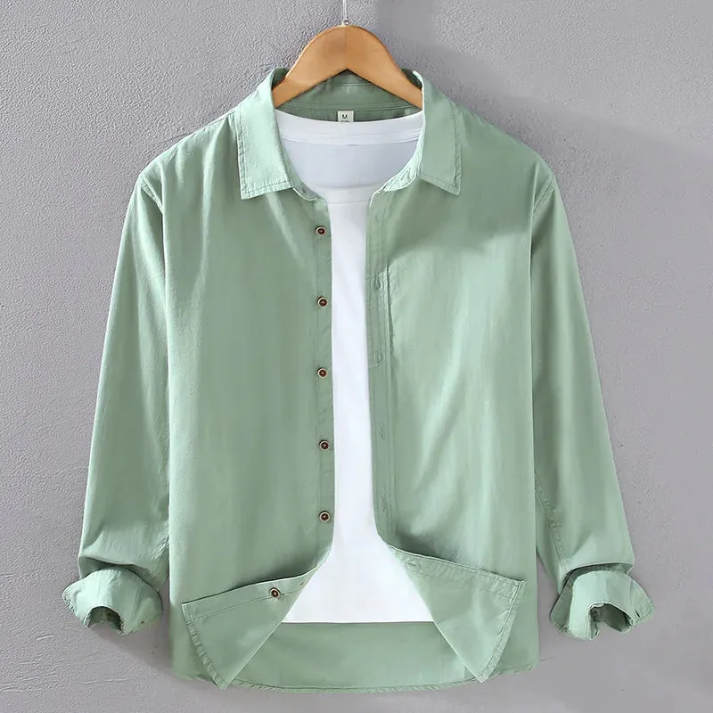 Casual Lapel Relax Fit Shirts