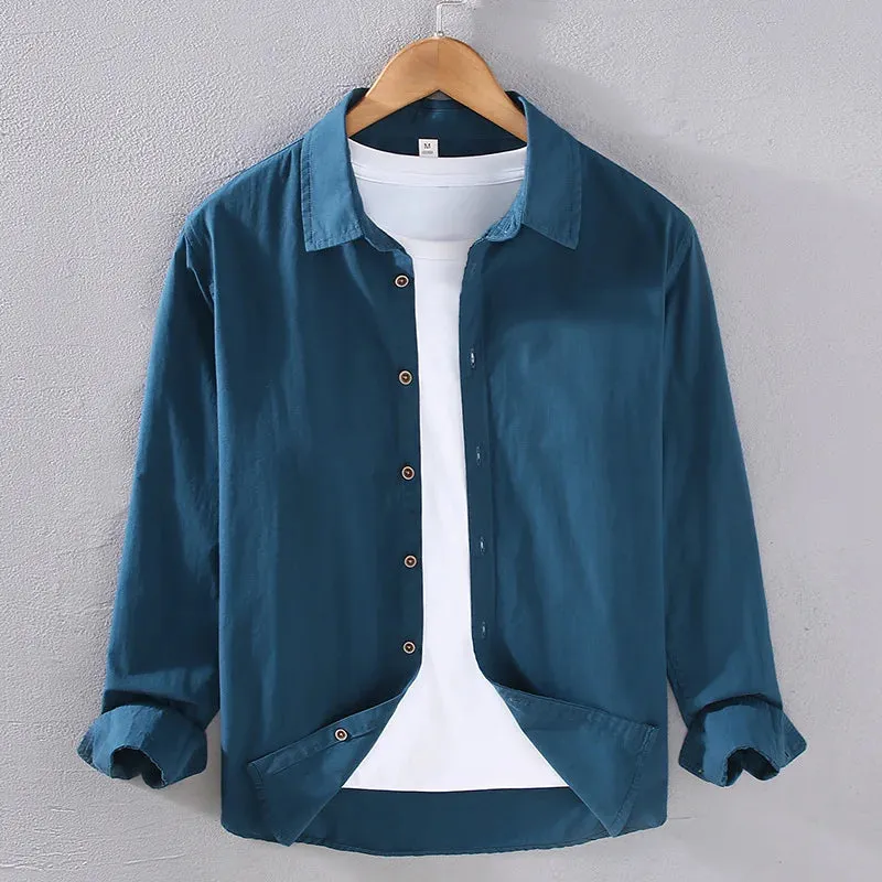 Casual Lapel Relax Fit Shirts