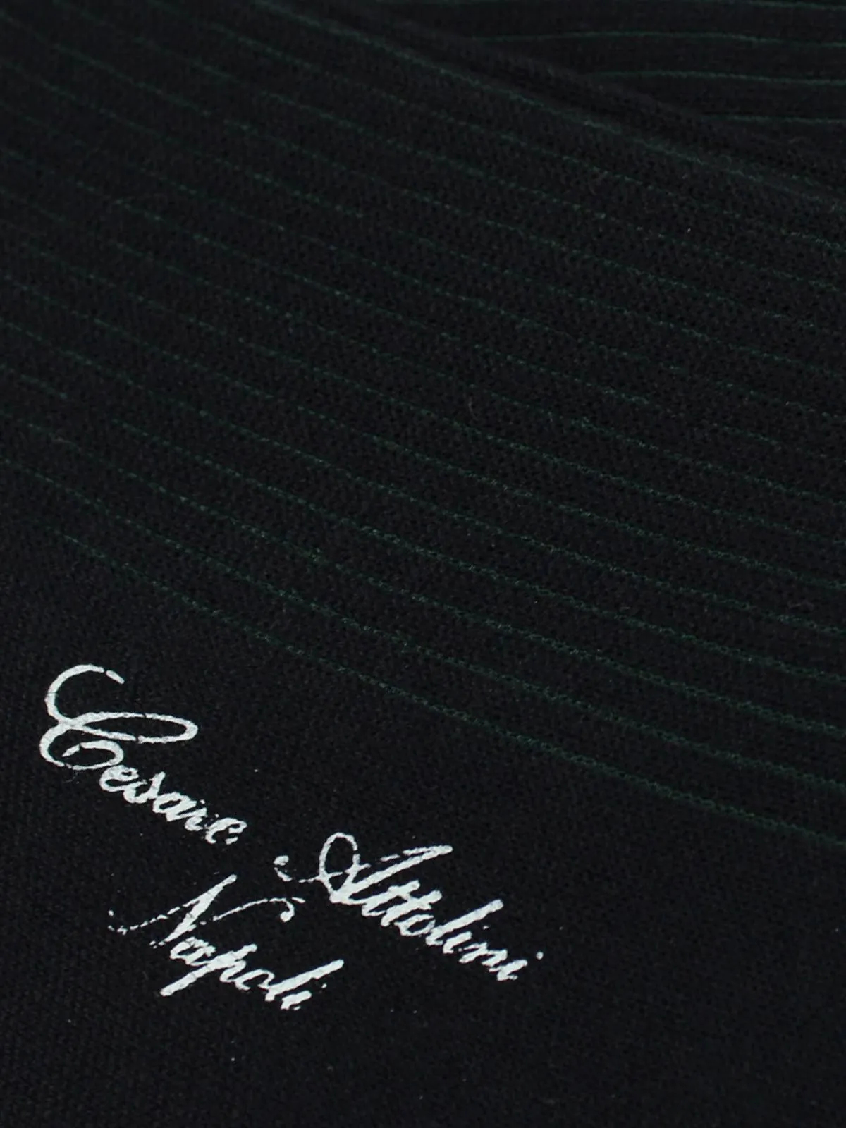 Cesare Attolini Wool Socks Dark Navy US 11.5 / EUR 45 - Over The Calf SALE