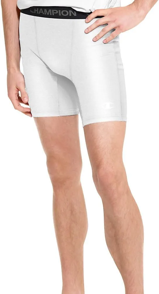 Champion Men's 6" Compression Short, C Logo