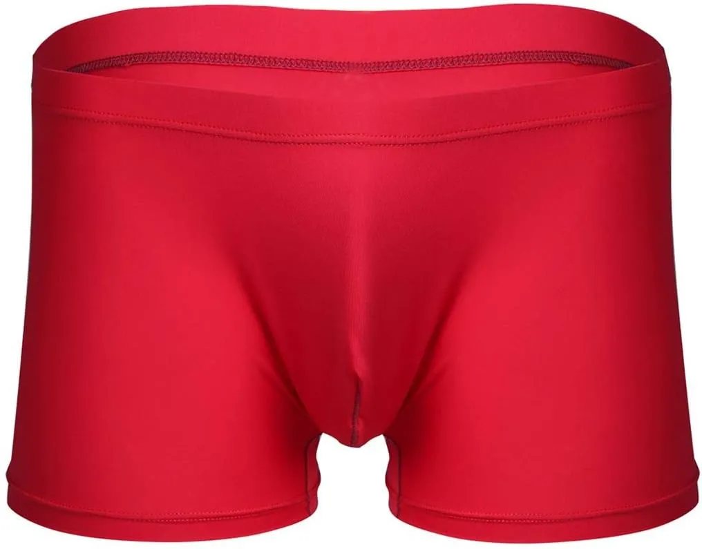 CHICTRY Men's Breathable Ice Silk Boxer Briefs Bikini Underwear