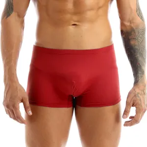 CHICTRY Men's Breathable Ice Silk Boxer Briefs Bikini Underwear