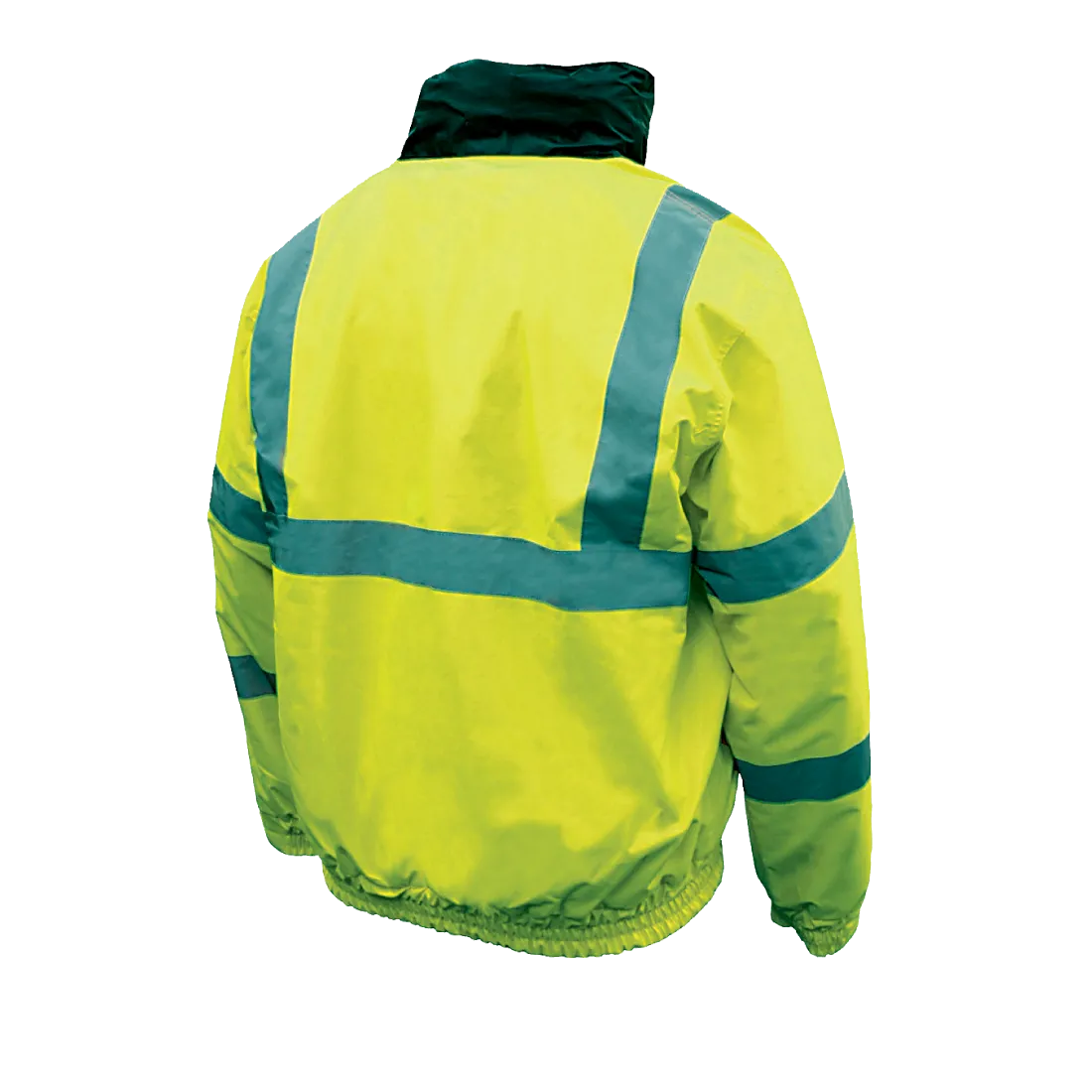 Class 3 Bomber Jacket with Quilted Liner - Lime - Medium