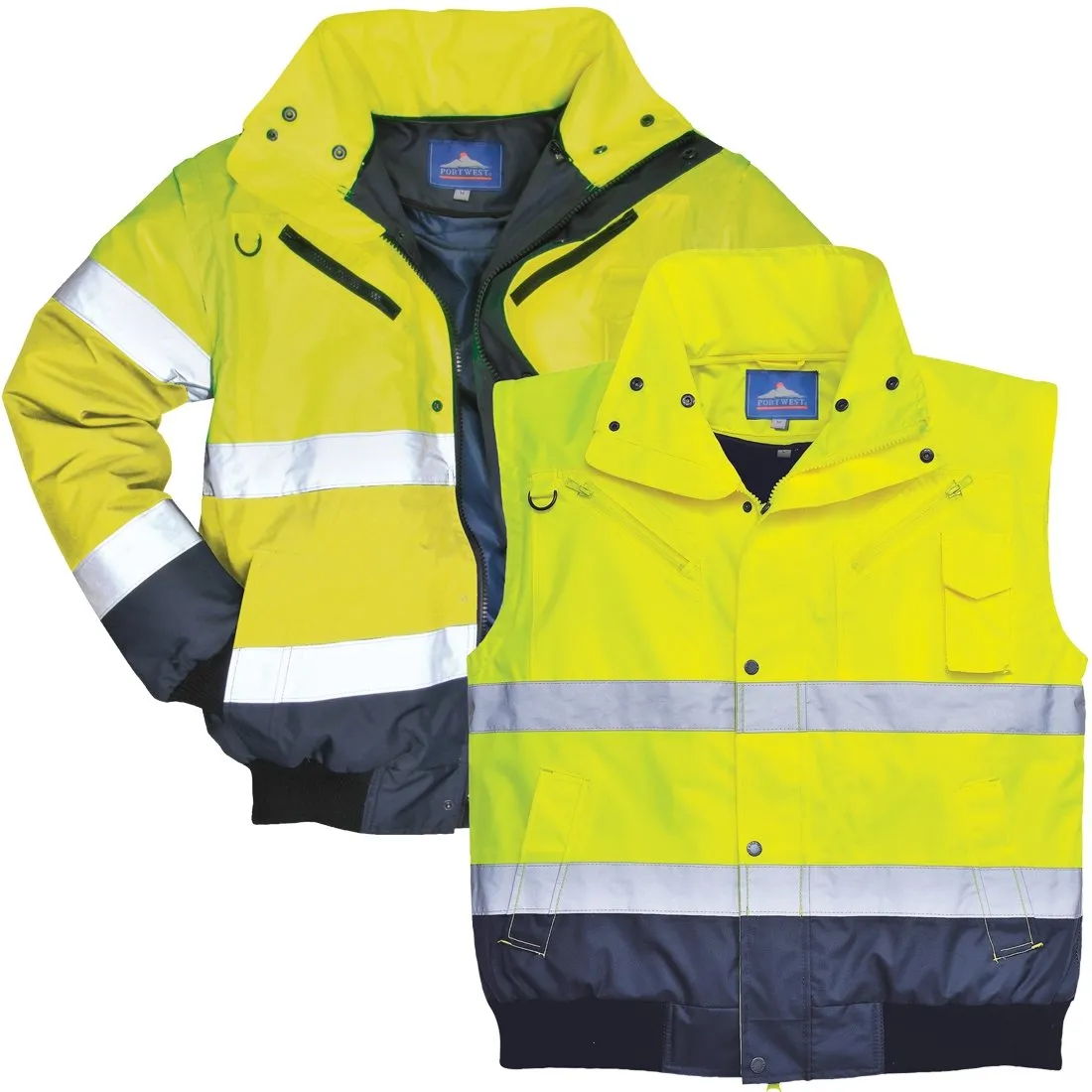 Classic 3-In-1 Bomber Jacket - Lime - XL