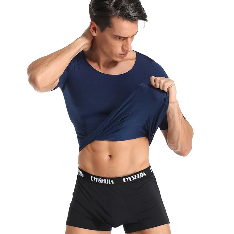 Classix Men Body Toning T-Shirt Body Shaper Corrective Posture Shirt Slimming Fat Burning Compression top