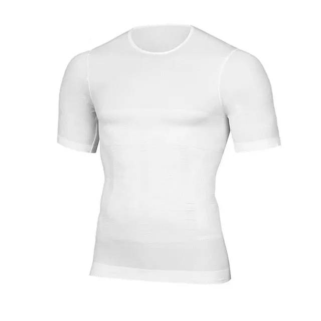 Classix Men Body Toning T-Shirt Body Shaper Corrective Posture Shirt Slimming Fat Burning Compression top